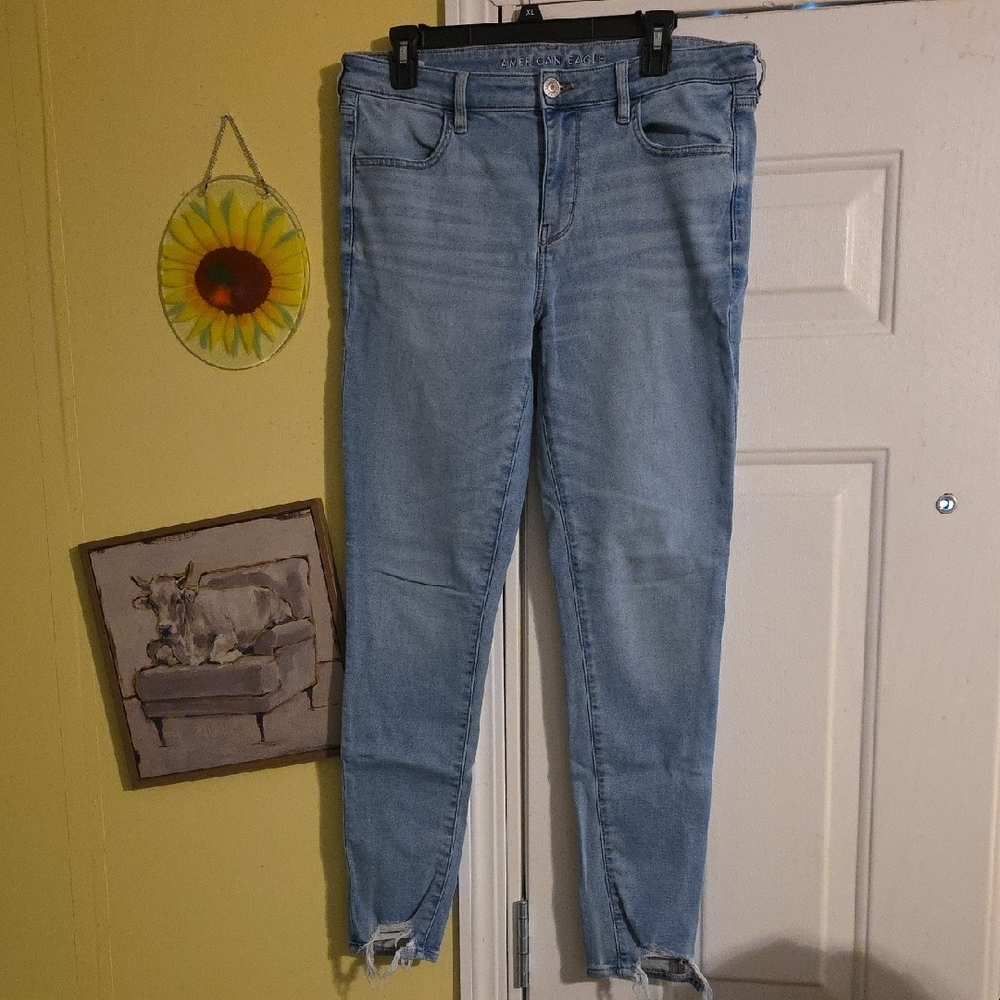 American Eagle Outfitters Light Blue Skinny Jeans